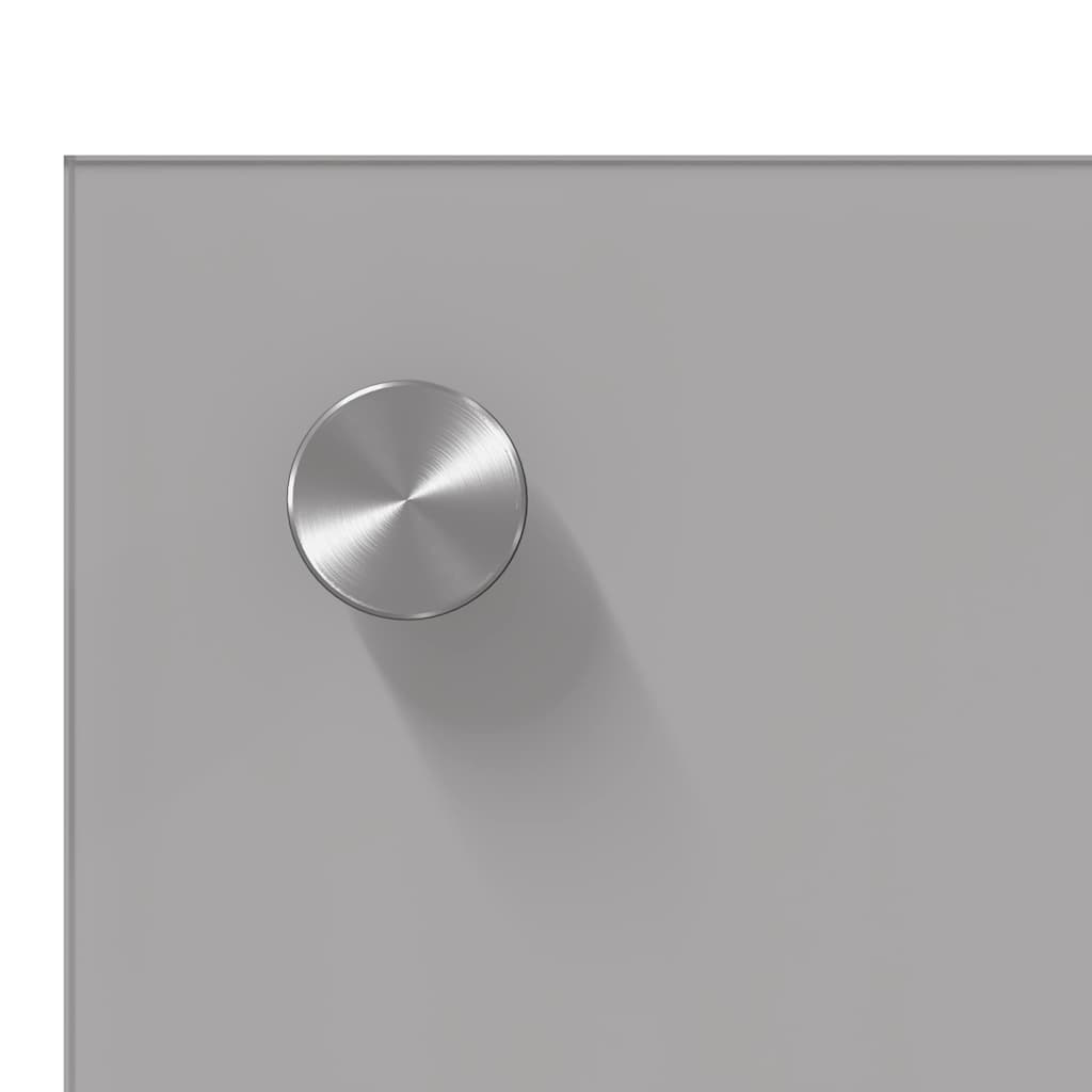 Kitchen Backsplash 2 pcs Light Grey 110 x 50 cm Tempered Glass